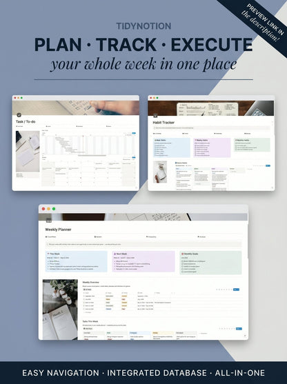 Stop running your content from scattered notes. One complete system, your Notion Social Media Planner, to handle your content, tasks, and growth — set up in 5 minutes. - TidyNotion